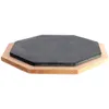 Dumb Drum Pad Exercise Mat Blow Plate Drummer Rubber Double Side Soft 6 Inches