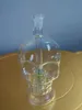 Verre à chicha en verre borosilicaté forme tête de mort