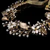 Leaves Wedding Hair Accessories Bridal Hair Vine Wedding Headband crystal tiaras and crowns Head Piece hair decoration