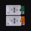 Aluminum Anti Rfid Reader Blocking Bank Credit Card Holder Protection New Rfid Card Reader Metal Credit Card Holder