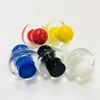 Wholesale Colorful Glass UFO Shape Carb Cap OD 25mm Beautiful Carb Cap For Thermal Quart Banger Nail Smoking Accessories DHL Free DCC10