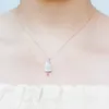 925 Sterling Silber Schmuck Koreanische Mode Popsicle eis Exquisite Kreative Weibliche Persönlichkeit Anhänger Schlüsselbein Halskette