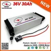 1000W 36V Велосипед Батарея 36V 30Ah E Батарея велосипеда для 250 Вт - 1000 Вт Bafang 8fun Золотой Мотор Используется S amsung 30B ячейка с 30A BMS