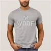 Męskie Koszulki Przybycie Gay Bear Pride Draphy Woof Men T Shirt Summer T-shirt Euro Rozmiar S-3XL Regular Tshirt for1