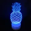 Ananas 3D Lampe Kreative Kleine Tischlampe Acryl LED Nachtlicht Touch 7 Farbwechsel Schreibtisch Tischlampe Party Dekoratives Licht9426461