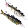 1pc 39g 17cm Fishing Fishing Minnow 4 شرائح كبيرة مزيفة سحر Crankbait 3D Eye Leachial Fishing Lure Tackle Pesca