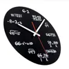 حار بيع الاكريليك ساعة الحائط الرياضيات معادلة الحديثة البرتغال اليورو الجدة الفن فريد ساعة ساعة الديكور المنزل الديكور