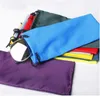 Fashion Glasses Cases Cloth Bag Phone Waterproof Microfiber Sunglasses Bags Gadgets Drawstring Cleaning and Storage Pouch Color Random