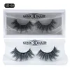 MINK Cils 11 styles Vente 1 paire / lot 100% Réel Sibérien 3D Bande Complète Faux Cils Longs Cils Individuels Cils Extension DHLfree