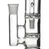 Podwójny dysk turbinowy Percolator Percolator Glass Ashcatcher 90 stopnia 14 mm złącza popiołu Akcesoria palenia Ash-P802c