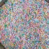 Juldekorationer 500g / väska Macarons Ljusfärger Pastellskum Färgglada polystyren Styrofoam Filler Mini Balls Crafts