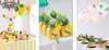 Papercard Scatole di ananas Bomboniere Scatole di caramelle Dolci di compleanno Torta Sacchetto regalo Festa di nozze hawaiana Decorazioni per la tavola da spiaggia eventi giallo