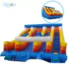 Yard Yaz Playhouse Ticari 18oz Vinil Büyük Şişirilebilir Su Slide Kuru Slayt Çocuk Oyunları Satılık