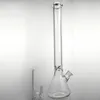 Tubería de agua de vidrio súper pesado de 9 mm de espesor de vaso de vidrio bongs de tres tamaños altos de 14/20 pulgadas bong 18.8 mm Junta