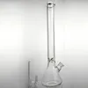 Bang de 9 mm en verre épais super lourd gros gros bongs d'eau 20 '' All Clear Beaker Base Bongs Pipes Super Heavy Beaker