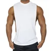 Zomerheren tanktops bodybuilding kleding stringer tanktops mannen fitness mouwloos coon singlet vest underhirt