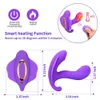 SMART Uppvärmning 2 Motorer Remote Control Vibrator Female Masturbation Wearable Panties Dildo Vibrators 10 Speed ​​Sex Toys For Woman Y12858998