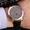 Nouveau Traditionnelle Calendrier perpétuel 5000T 000P Cadran noir Phase de lune Montre automatique pour homme Bracelet en cuir de haute qualité pour homme Watch245s