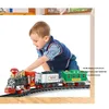 RC Tren Oyuncakları Uzaktan Kumanda Taşıma Modeli Elektrikli Buharlı Duman Setleri Çocuklar İçin Model Oyuncak Hediyesi Bebek Elektrik/RC Araba