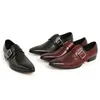 2017 printemps homme italien Designer chaussures habillées en cuir véritable vache mariage Oxfords boucle pointue hommes marque appartements de mariée AS45