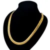 Toute la chaîne en or longue vintage pour hommes Hip Hop chaîne collier 8MM couleur or épais colliers Men039s bijoux Colar Coll8276218