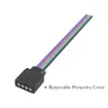 4-pin موصل خط الطاقة للحصول على 3528 5050 RGB بقيادة قطاع الخفيفة 4 دبوس محول جاك ميني أنثى قابس كابل سلكي