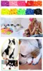 20 adet / grup Yumuşak Pet Köpek Kediler Yavru Paw Pençeleri Kontrol Tırnak Kapaklar Kapak sarar catlike setleri kedi zırhı tırnak kap tutkal ile çok renkli