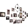 Подвесные рамки для декора стены бумага на стенах рамки набор DIY Свадебные семейные рамки картинки набор стена висит 19 кусок стиль часа p2633675