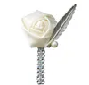 Eternal angel rose, satin, bride, brooch, bride, flowers, wedding car decoration.