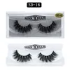 Grube Naturalne Długie 3D Mink Włosy Fałszywe Rzęsy Lekkie Miękkie Żywe Ręcznie Ręcznie Makey Fake Lashes Makeup Akcesoria do Oczy 16 Modele Dostępne DHL Free YL003