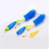 Wholesales!!!Durable Silicone Bottle Brush Baby Milk Bottle Cleaner Long Brush Cleaning Tool