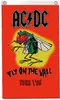 Цифровая печать на заказ 3x5ft ACDC флаг 90x150cm полиэстер Austrilia хард-рок группа музыка настенный баннер