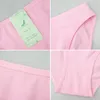 6 pcs/lot New Arrival 2018 Good Quality Women's Underwear Solid Color Cotton Cute Brief Panties