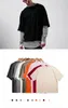 10 Color Fashion Mens Tops Shoulder Short Sleeves Solid Color Black Style Tee Casual T-Shirts Oversized Designer Streetwear