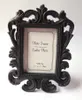 50pcs Black Or White Color Ornate Baroque Style Photo Picture Frame Wedding Party Table Wall Card Holder Gift