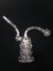 Vert populaire Mini verre brûleur à huile Bong à eau pour plates-formes pétrolières Bongs à eau petit brûleur à mazout tuyau d'eau dab rig bong Ash Catcher Hookah Pipe