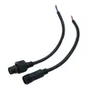 Edison2011 2 pinos conector à prova d'água macho para fêmea cabo para fio de conector de led de 3 pinos de cor única para módulos de led para ws2811 2812b