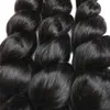 Extensiones de pelo de la Virgen de la onda suelta brasileña barato 8A 4 paquetes de armadura peruana virginal del pelo sin procesar peruano Precio al por mayor en línea