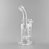 Recycler Waterpijp Bong - 10-inch glazen waterpijp met booreiland, 14 mm vrouwelijk gewricht