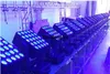 2 pieces American dj matrix 25 pieces square Matrix led moving head 5x5 panel light 25x10w rgbw 4in1 beam moving head led light