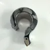 Manlig tung magnetisk metall cockrings penis ring kuk bur fördröjning scrotum enhet lås boll slav erotisk sextoy6135164