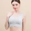 Haut façonnant en tricot de soie 100% naturelle pour femmes, avec coussinets, soutien-gorge façonnant en dentelle, taille M L XL