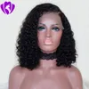 parte lateral Curto Preto Afro Kinky peruca por Mulheres Africano americano perucas sintéticas Curto Kinky cabelo calor fibra resistente