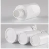 Promotie 35/60 / 110ml lege plastic pers lotion fles witte vrouwen cosmetische container kleine emulsie pot F706