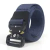 Armé Taktisk midjebälte Man Jeans Man Militär Casual Canvas Webbing Nylon Duty Strap