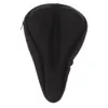 3D Silicone Bicycle Soft Gel Saddle Seat Cover Cushion Pad Comfortable Straight/Triangular Groove MTB Mountain Road Bike Saddle