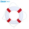 Буй диаметром 52 см/20,5 дюйма, пенопластовое кольцо для плавания, спасательный круг для бассейна, спасательный круг с нейлоновым чехлом для детей и взрослых