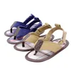 Najnowsze Płótno Baby Shoes Gingham Patch 0-18Month Baby Boy Summer Style Hooklooop Prewalker Buty