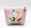 3D Cartoon Flamingo Geldbörse Pu Aufbewahrungstasche Mädchen Geldbörse Günstige Geldbörsen Drucken Tier Geld Taschen Schlüsseletui Damen Handtasche
