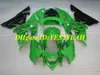 Top-rated Motorcycle Fairing kit for KAWASAKI Ninja ZX10R 04 05 ZX 10R 2004 2005 ABS black flames green Fairings set+Gifts KM01